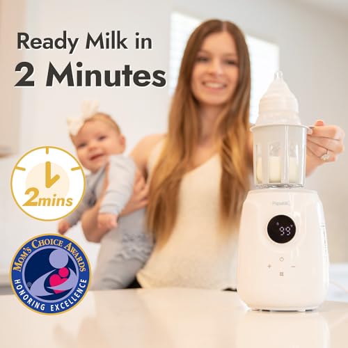 Papablic Fast Bottle Hotter: Heats Milk in 2 Minutes, Ultimate for Breastmilk and Components, Options Exact Temperature Management and Automated Shut-Off, Good for Child Bottles