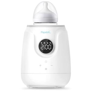 Papablic Fast Bottle Hotter: Heats Milk in 2 Minutes, Ultimate for Breastmilk and Components, Options Exact Temperature Management and Automated Shut-Off, Good for Child Bottles